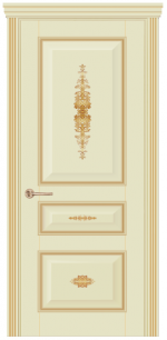 Марсель Дверь Глухая патина золото